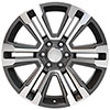 OE Wheels cv44-22090-6550-24mhb | 22 Replica Wheel CV44 Yukon Rim 22x9 Hyper Machd Wheel Chevrolet Suburban 1500 1988-2020; 1988-2020 Alternate Image 1