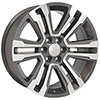 OE Wheels cv44-22090-6550-24mhb | 22 Replica Wheel CV44 Yukon Rim 22x9 Hyper Machd Wheel GMC Yukon 1992-2020; 1992-2020 Alternate Image 2