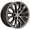 OE Wheels cv54-17080-6120-33mg1 | 17 Replica Wheel CV54 Fits Chevy Colorado ZR2 Satin Gunmetal Machd 17x8 Chevrolet Colorado 2015-2022; 2015-2022 Alternate Image 2