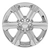 OE Wheels cv60-22090-6550-24c | 22 Replica Wheel CV60 Silverado Rim 22x9 Chrome Wheel Chevrolet Silverado 1500 1999-2018; 1999-2018 Alternate Image 1