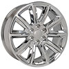 OE Wheels cv73b-22090-6550-24c-ic | 22 Replica Wheel CV73B Tahoe Rim 22x9 Chrome Wheel Cadillac Escalade 1999-2020; 1999-2020 Alternate Image 2