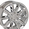 OE Wheels cv73-20085-6550-24c-ic | 20 Replica Wheel CV73 Tahoe Rim 20x8.5 Chrome Wheel Chevrolet Tahoe 1995-2022; 1995-2022 Alternate Image 1