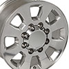 OE Wheels cv75a-18080-8650-12p | 18 Replica Wheel CV75A GMC Sierra Rim 18x8 Polished Wheel Chevrolet C3500 1988-2000; 1988-2000 Alternate Image 1