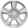 OE Wheels cv76-20090-6550-27p | 20 Replica Wheel CV76 Tahoe Rim 20x9 Polished Wheel Chevrolet Suburban 1500 1988-2022; 1988-2022 Alternate Image 2