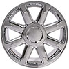 OE Wheels cv85-20085-6550-31c | 20 Replica Wheel CV85 GMC Sierra Rim 20x8.5 Chrome Wheel Chevrolet C2500 1988-2000; 1988-2000 Alternate Image 1