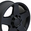 OE Wheels cv91a-20085-8650-12b1 | 20 Replica Wheel CV91A 8 Lug Fits Rim 20x8.5 Black Wheel Chevrolet C3500 1988-2000; 1988-2000 Alternate Image 1