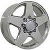 OE Wheels cv91a-20085-8650-12p | 20 Replica Wheel CV91A 8 Lug Fits Rim 20x8.5 Polished Wheel GMC Savana 2500 1997-2018; 1997-2018 Alternate Image 2