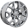 OE Wheels cv92-20090-6550-27c | 20 Replica Wheel CV92 GMC Sierra Rim 20x9 Chrome Wheel GMC Yukon 1992-2022; 1992-2022 Alternate Image 2