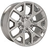 OE Wheels cv92-22090-6550-31p | 22 Replica Wheel CV92 GMC Sierra Rim 22x9 Polished Wheel GMC Yukon 1992-2020; 1992-2020 Alternate Image 2