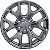 OE Wheels cv92-22090-6550-31c | 22 Replica Wheel CV92 GMC Sierra Rim 22x9 Chrome Wheel Chevrolet C2500 1988-2000; 1988-2000 Alternate Image 2