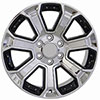 OE Wheels cv93-22090-6550-31c-ib | 22 Replica Wheel CV93 Silverado Rim 22x9 Chrome w/Black Wheel GMC Yukon 1992-2020; 1992-2020 Alternate Image 2