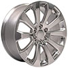 OE Wheels cv95-22090-6550-28p | 22 Replica Wheel CV95 Silverado Rim 22x9 Polished Wheel Cadillac Escalade 1999-2022; 1999-2022 Alternate Image 2