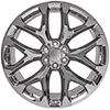 OE Wheels cv98-24100-6550-24c-i | 24 Replica Wheel CV98 Silverado Rim 24x10 Chrome Wheel Cadillac Escalade 1999-2020; 1999-2020 Alternate Image 1