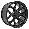 OE Wheels cv98b-20090-6550-24b1 | 20 Replica Wheel CV98B Silverado Rim 20x9 Satin Black Wheel Cadillac Escalade 1999-2022; 1999-2022 Alternate Image 2