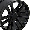 OE Wheels cv99-20090-6550-31b1 | 20 Replica Wheel CV99 GMC Sierra Rim 20x9 Satin Wheel Chevrolet Suburban 1500 1988-2022; 1988-2022 Alternate Image 1