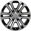 OE Wheels cv99-20090-6550-31mb | 20 Replica Wheel CV99 GMC Sierra Rim 20x9 Machined Wheel Chevrolet Suburban 1500 1988-2022; 1988-2022 Alternate Image 2