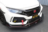 APR Performance CW-917022 | Honda Civic Type R with OEM Lip Front Wind Splitter Carbon Fiber; 2017-2021 Alternate Image 6