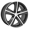 OE Wheels dg05-20090-5115-20mb1 | 20 Replica Wheel DG05 Charger SRT Rim 20x9 Satin Machd Wheel Dodge Charger 2006-2022; 2006-2022 Alternate Image 2