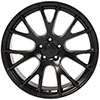 OE Wheels dg15-22090-5115-18b1 | 22 Replica Wheel DG15 Dodge Hellcat Rim 22x9 Satin Wheel Dodge Magnum 2005-2008; 2005-2008 Alternate Image 1