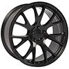 OE Wheels dg15-22090-5115-18b1 | 22 Replica Wheel DG15 Dodge Hellcat Rim 22x9 Satin Wheel Dodge Magnum 2005-2008; 2005-2008 Alternate Image 2