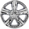 OE Wheels dg65-20090-5550-19c | 20 Replica Wheel DG65 RAM Rim 20x9 Chrome Wheel Dodge Ram 1500 2002-2010; 2002-2010 Alternate Image 2