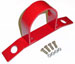 BMR Suspension DSL009R | BMR GTO Bolt-On Driveshaft Safety Loop Red; 2004-2006 Alternate Image 15