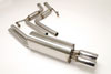 B&B Billy Boat Exhaust FBMW-0720 | Billy Boat B&B BMW E-24 635 Cat-back Exhaust System 3 Twin ROUND Rolled-Edge; 1988-1989 Alternate Image 5