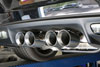 B&B Billy Boat Exhaust FCOR-0150 | Billy Boat B&B Chevrolet Corvette - C5 Fusion Quad Round; 1997-2004 Alternate Image 2