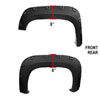 Spec-D Tuning fdf-sie07-ts-rs | SPEC-D Tuning GMC Sierra Fender Flares - Roguh Surface - Black; 2007-2013 Alternate Image 1