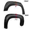 Spec-D Tuning fdf-sie07a-pk-mp | SPEC-D Tuning GMC Sierra Fender Flare; 2007-2013 Alternate Image 1