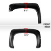 Spec-D Tuning fdf-siv07a-pk-mp | SPEC-D Tuning Chevrolet Silverado Fender Flare; 2007-2013 Alternate Image 1