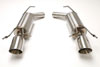 B&B Billy Boat Exhaust FDOM-0322 | B&B Billy Boat Exhaust Billy Boat Cadillac CTS-V Exhaust System - BB Rear (Cut/Clamp) 4.25" Single ROUND Double-Wall Tips; 2009-2014 Alternate Image 3