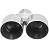 Flowmaster 15391 | Exhaust Tip - Dual 4.00 in. Angle Cut Polished SS Fits 2.50 in. Tubing - Weld on Alternate Image 3