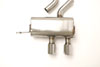 B&B Billy Boat Exhaust FPIM-0360 | B&B Billy Boat Exhaust Billy Boat Volkswagen Golf R Exhaust System - Golf R Catback w/ 4" Round Tips 4" Single ROUND Double-Wall Tips; 2012-2014 Alternate Image 2