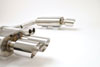 B&B Billy Boat Exhaust FPIM-0547 | B&B Billy Boat Exhaust Billy Boat Audi S4 Exhaust System - B8 QUATRO 3.0L SPORT 3.5" Twin ROUND Double-Wall Tips; 2009-2016 Alternate Image 3