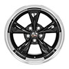 OE Wheels fr01-17105-5450-27bm | 17 Replica Wheel FR01 Mustang Bullitt Rim 17x10.5 Black Wheel Ford Mustang (rear only) 1994-2004; 1994-2004 Alternate Image 1