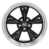 OE Wheels fr01-18090-5450-24bm | 18 Replica Wheel FR01 Mustang Bullitt Rim 18x9 Black Wheel Ford Mustang 1994-2004; 1994-2004 Alternate Image 1