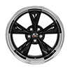 OE Wheels fr01-18100-5450-22bm | 18 Replica Wheel FR01 Mustang Bullitt Rim 18x10 Black Wheel Ford Mustang (rear only) 1994-2004; 1994-2004 Alternate Image 1