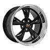 OE Wheels fr01-18100-5450-22bm | 18 Replica Wheel FR01 Mustang Bullitt Rim 18x10 Black Wheel Ford Mustang (rear only) 1994-2004; 1994-2004 Alternate Image 2