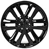 OE Wheels fr76-22090-6135-44b | 22 Replica Wheel FR76 F150 Rim22x9 Black Wheel Ford Expedition 2003-2022; 2003-2022 Alternate Image 1