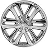 OE Wheels fr76-22090-6135-44c | 22 Replica Wheel FR76 F150 Rim22x9 Chrome Wheel Ford F-150 2004-2022; 2004-2022 Alternate Image 2