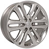 OE Wheels fr76-22090-6135-44p | 22 Replica Wheel FR76 F150 Rim22x9 Polished Wheel Ford F-150 2004-2022; 2004-2022 Alternate Image 2