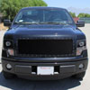 Spec-D Tuning hbg-f15009bkss-yh | SPEC-D Tuning Ford F150 Grille Insert - Rivet Style - Not Fit - Steel/Black; 2009-2012 Alternate Image 9