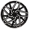 OE Wheels hd06-18080-5450-50mb1 | 18 Replica Wheel HD06 Civic Hatchback Rim 18x8 Satin Machd Wheel Honda Civic 2006-2022; 2006-2022 Alternate Image 1