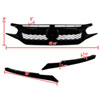 Spec-D Tuning hg-cv16a-bn | SPEC-D Tuning Honda Civic Type R Style Grille; 2016-2022 Alternate Image 1