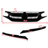 Spec-D Tuning hg-cv16b-bn | SPEC-D Tuning Honda Civic Si Type Grille; 2016-2022 Alternate Image 1