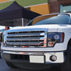 Spec-D Tuning hg-f15009co-gl | SPEC-D Tuning Ford F150 Chrome Grill - Denali Round Hole Style; 2004-2008 Alternate Image 9