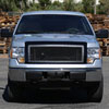 Spec-D Tuning hg-f15009jmss-hj | SPEC-D Tuning Ford F150 Rivet Mesh Grille - Glossy Black; 2009-2014 Alternate Image 9