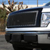 Spec-D Tuning hg-f15009jmss-hj | SPEC-D Tuning Ford F150 Rivet Mesh Grille - Glossy Black; 2009-2014 Alternate Image 10