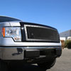 Spec-D Tuning hg-f15009jmss-hj | SPEC-D Tuning Ford F150 Rivet Mesh Grille - Glossy Black; 2009-2014 Alternate Image 11